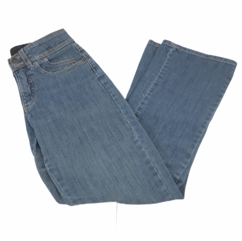 Lee No Gap Waistband Straight Leg Jeans, Blue, 6
